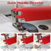 Premium-Sewing Machine Needle Threader, 4 In 1 Automatic Quick Threading Tool, Multifunctional Seam Guide Stitch-Insertion Funct