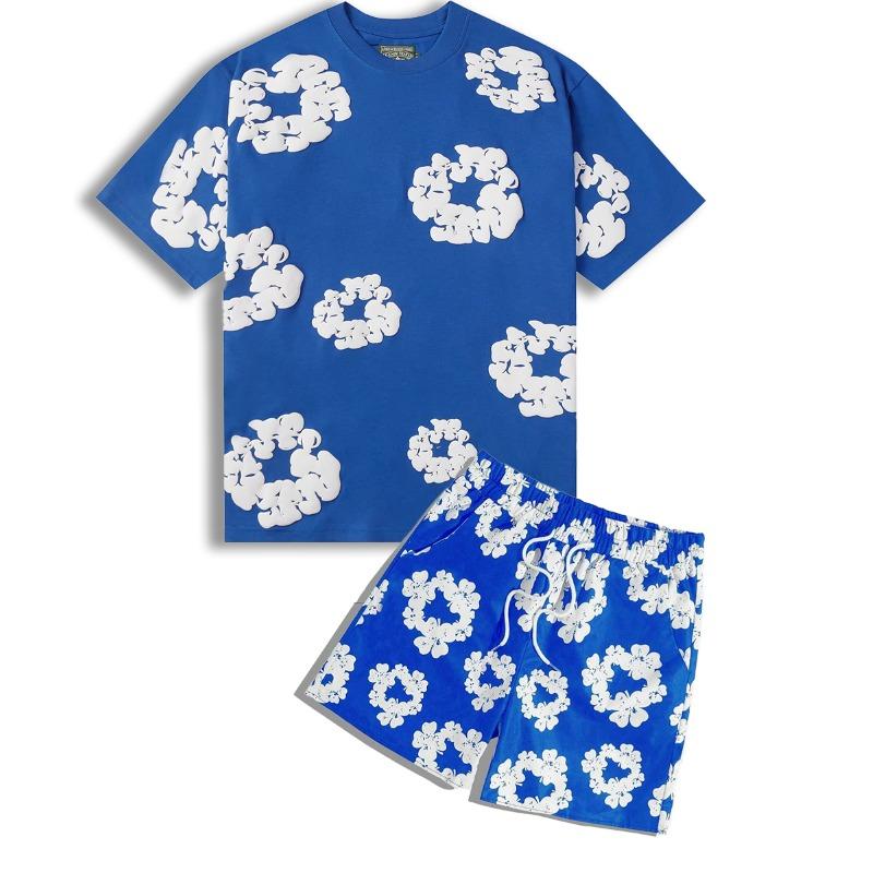 

Европа Америка Мода 3D Принт Футболка Комплект Летняя Мужская Одежда Летняя Одежда Футболки Женские Топы С Коротким Рукавом и О-Образным Вырезом С Принтом 6XL