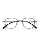 Lingkeonpeuleim Bt021 Titanium Eyeglass Frame Silver Black