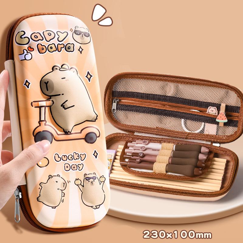 3D Stereoscopic Stationery Box Pen Case Cartoon High Appearance Level Multi-functional Pen Case Large-capacity Pencil Case