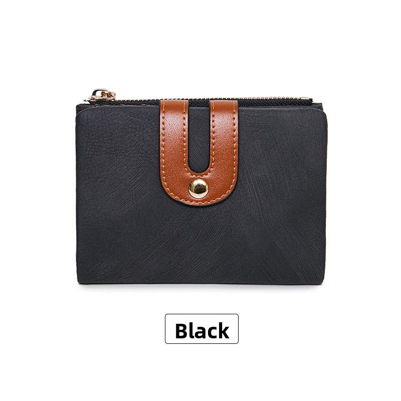 Wallet Female Short Student Simple Versatile Two Folding Wallet Female