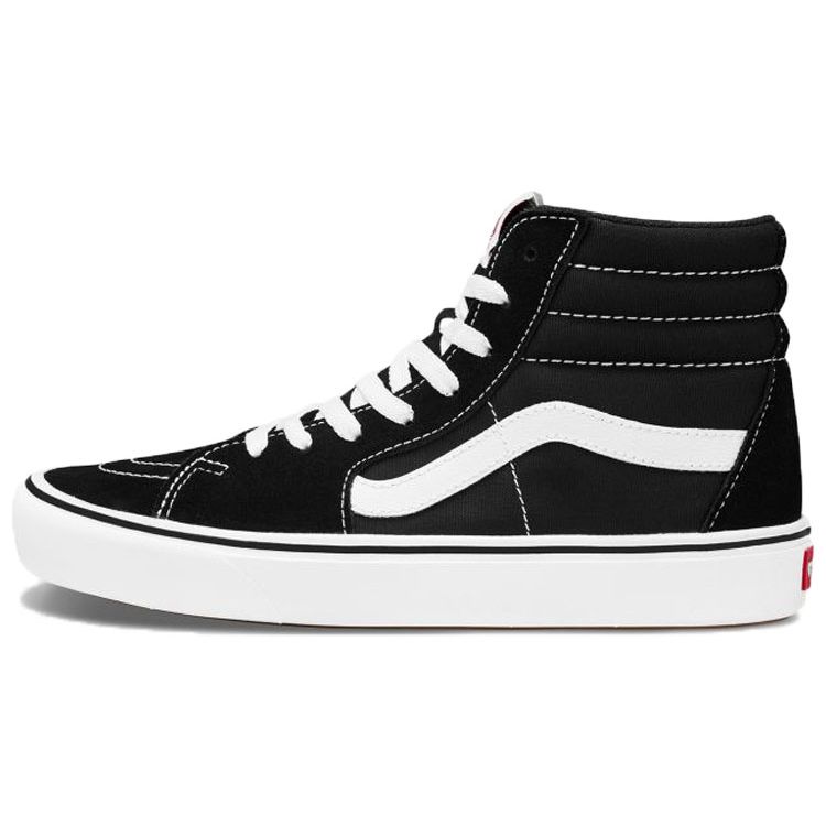 

Черные кроссовки унисекс Vans Sk8-Hi ComfyCush True-White VN0A3WMBVNE