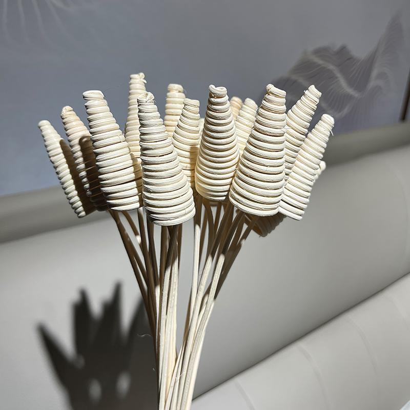 10pcs 25cm Curly Rattan Sticks Aromatherapy Volatile Rod Reed Diffuser Sticks Home Fragrance Oil Volatile Accessories