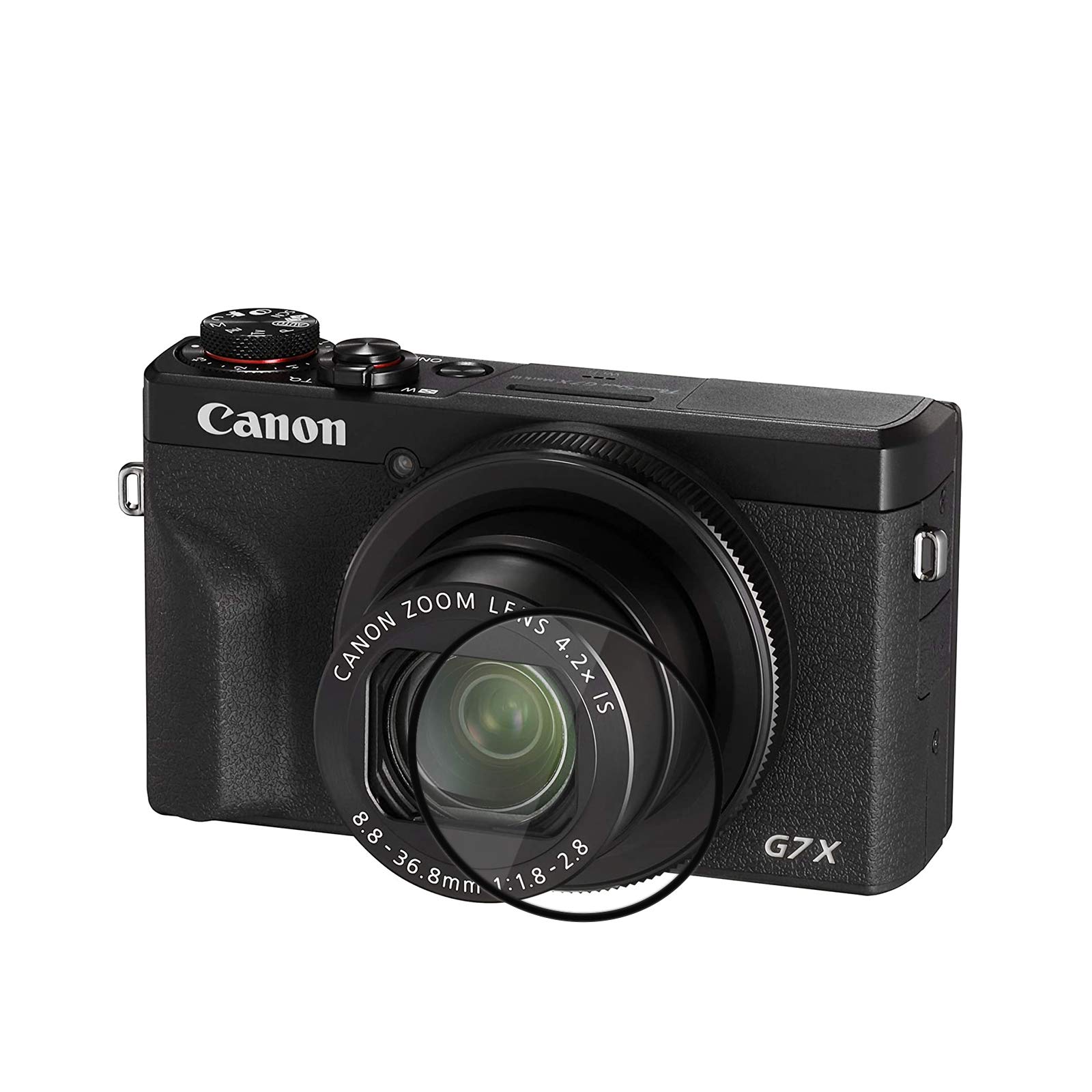 

kinokoo УФ-фільтр для PowerShot G7X Mark3 Digital 9H Високозагартований Набір з 2 Камер, Твердість, Світлопропускання, Стійкий до відбитків пальців, Без бульбашок,