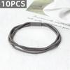 10pcs Simple Multi Loop Hair Bands Women Basic Solid Color Rubber Band Hair Accessories Headband Holder Scrunchies Gift for Girl