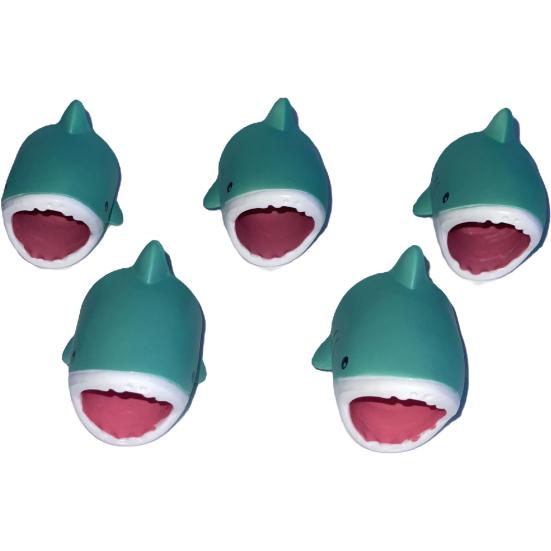 Fish Tank Ornament Ocen Series Shark Head Statue Cartoon Underwater Animal Sculpture Aquarium Landscaping Decor