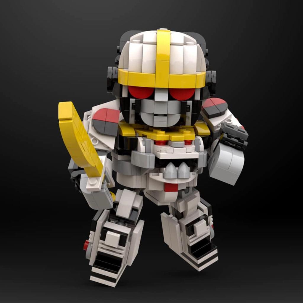 Building Blocks Compatible With Dinosaur Power Rangers Tiger Honor White Tiger Zod Beast God Assortment Mini Edition Toy