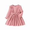 Princess Dress for Girls, Sweet Long-sleeved Dress with Bows for Children In Autumn