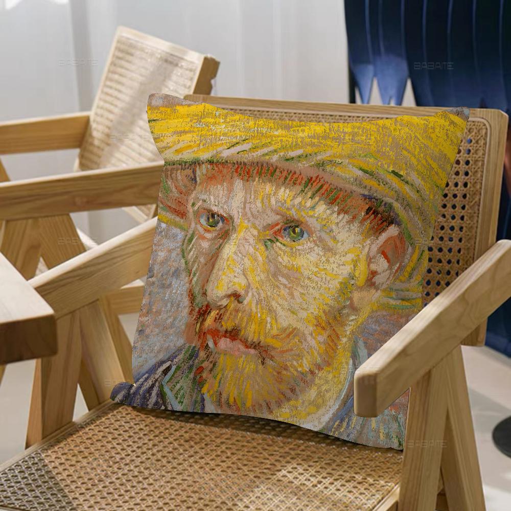 Van Gogh Starry Sky Pillowcases Home Bedding Decorative Pillow Cover Wedding Super Soft Pillow Case