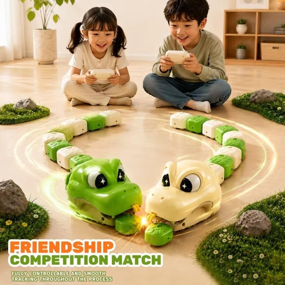 Cartoon Animal Remote Control Snake Magnetic Collection Interactive Animal Toy Two Player Games
