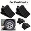 Anti-slip Wheel Chock Portable Tire Support Pad Slip Stopper Block Wheel Blocks  Wheel Alignment