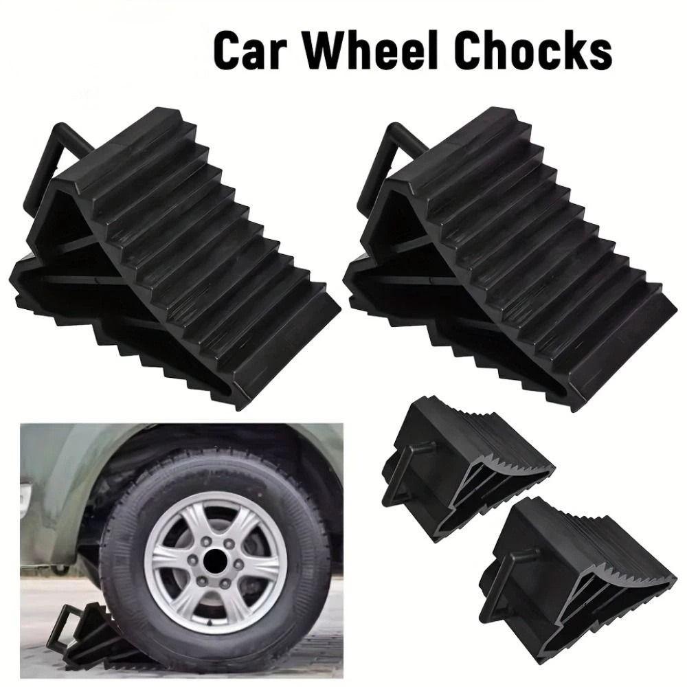 Anti-slip Wheel Chock Portable Tire Support Pad Slip Stopper Block Wheel Blocks  Wheel Alignment