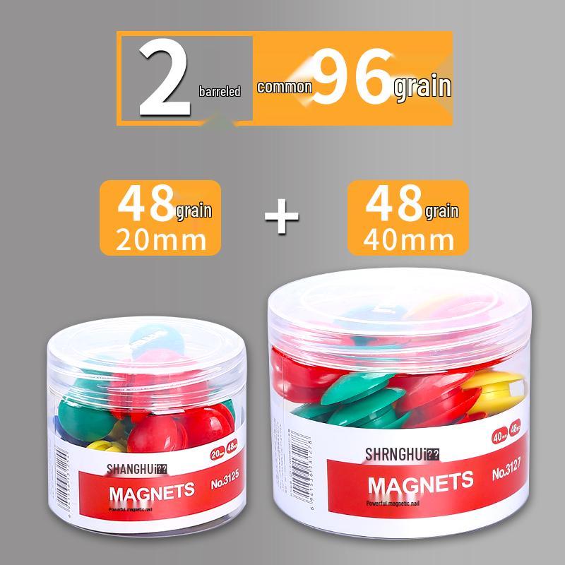 Colorful Round Magnetic Chalkboard Stickers with Strong Magnets for Whiteboards