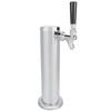 Stainless Steel Beer Draft Tower with Single Faucet Dispenser Home Brewing Equipment