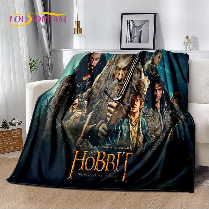 

Lord of the Rings Hobbit Soft Plush Flannel Throw Blanket for Bedroom Living Room Sofa Picnic Cover Kids 100x150cm