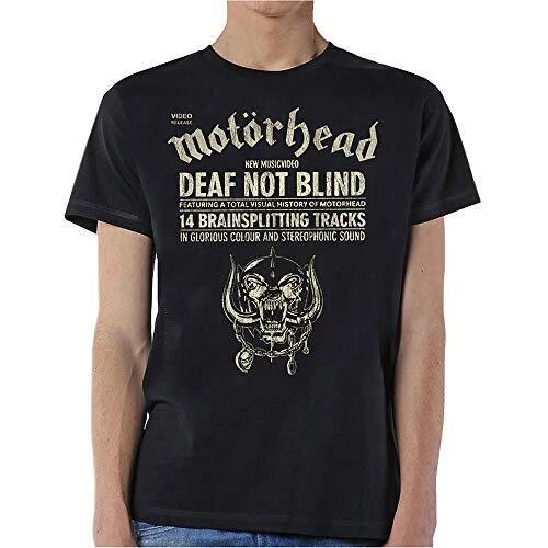 Motorhead Men s Deaf Not Blind T - Shirt Black X (Size:X-Large) S