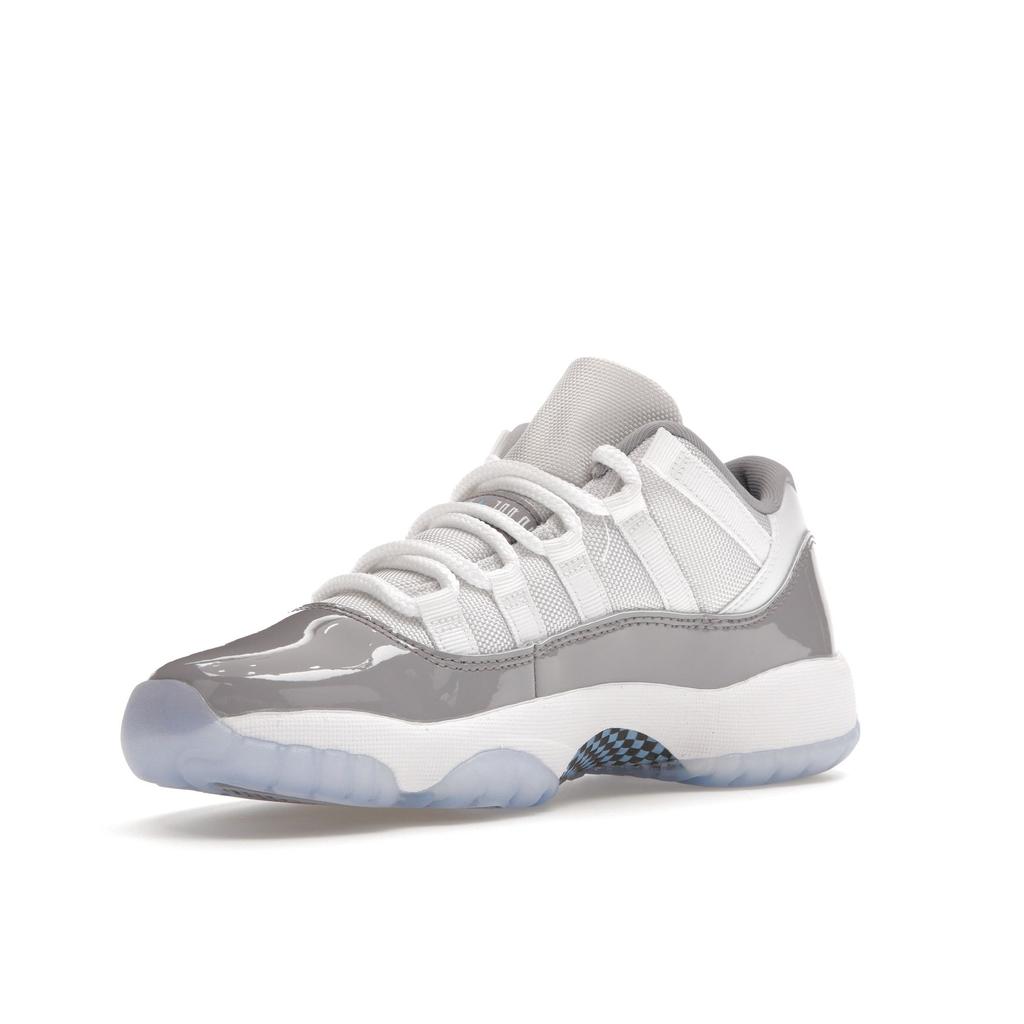 Air Jordan 11 Retro Low GS Cement Grey Kindersneakers Wit University-Blauw 528896-140