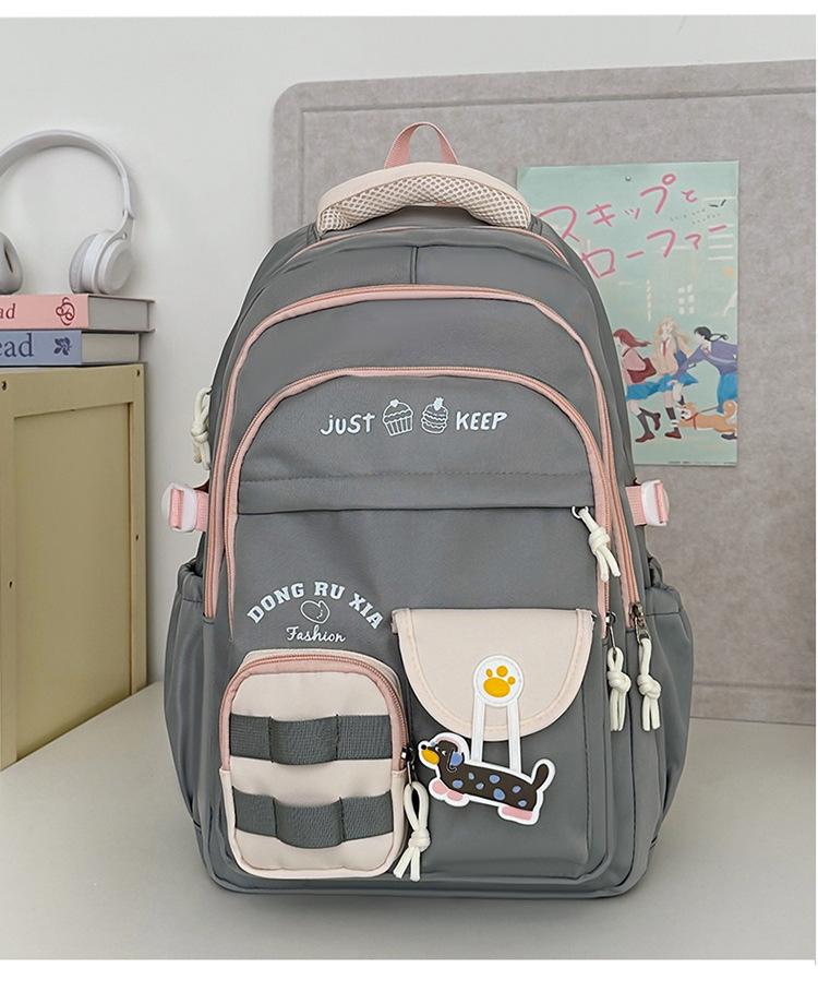 School bag ins back - junior high school students are cute, simple and lightweight