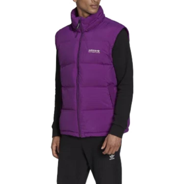 adidas Originals Classic Trefoil Collection Down Jacket Men's Purple H13575