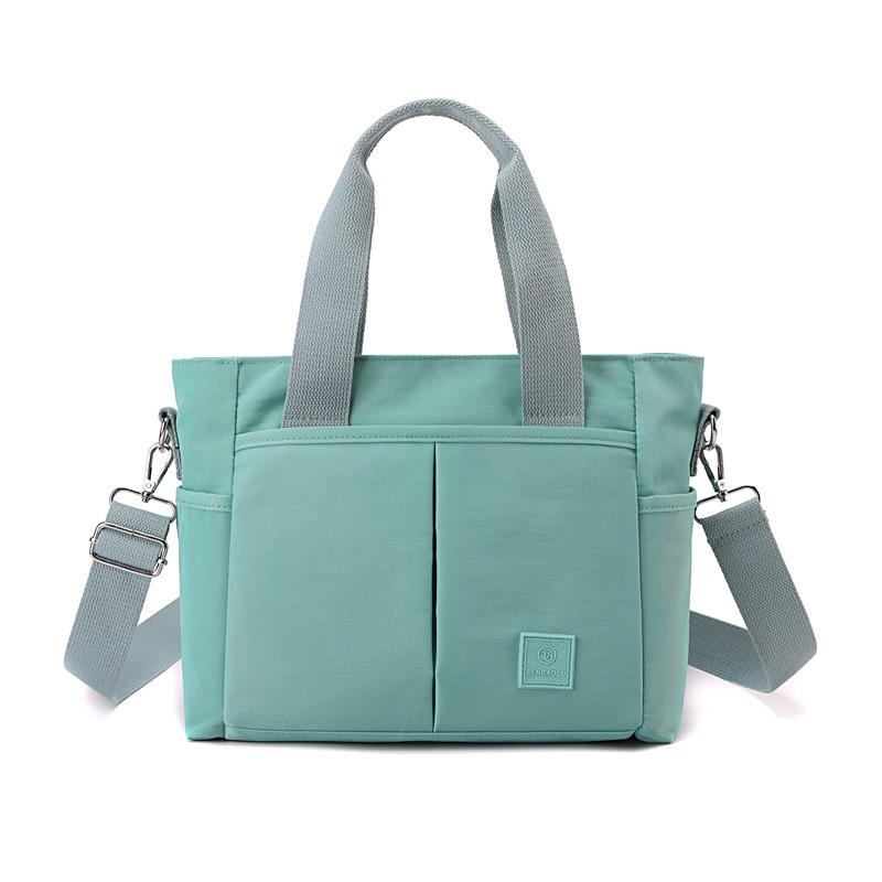Dámská taška tote s velkou kapacitou Venkovní nylonová taška přes rameno Taška pro matku středního věku Multifunkční taška crossbody pro dojíždění