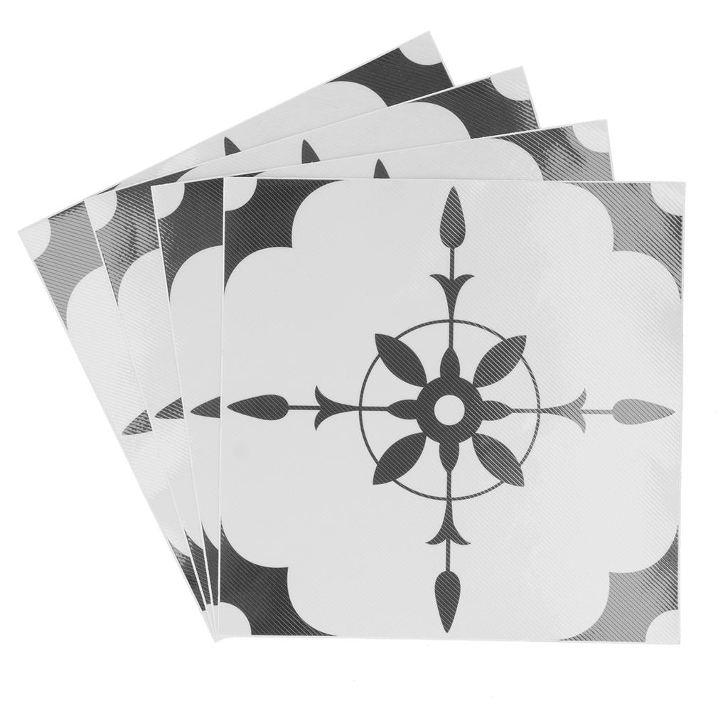 4 Stück Wandaufkleber Selbstklebende Tapete DIY Rutschfester Bodenaufkleber für Badezimmer Schlafzimmer