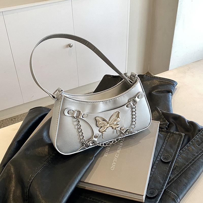 Niche Design Underarm Bag Women's 2025 New Versatile Bow Baguette Bag Premium Texture Handbag