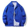 Men's Retro Baseball Jacket: Solid Color American Workwear for Spring and Autumn