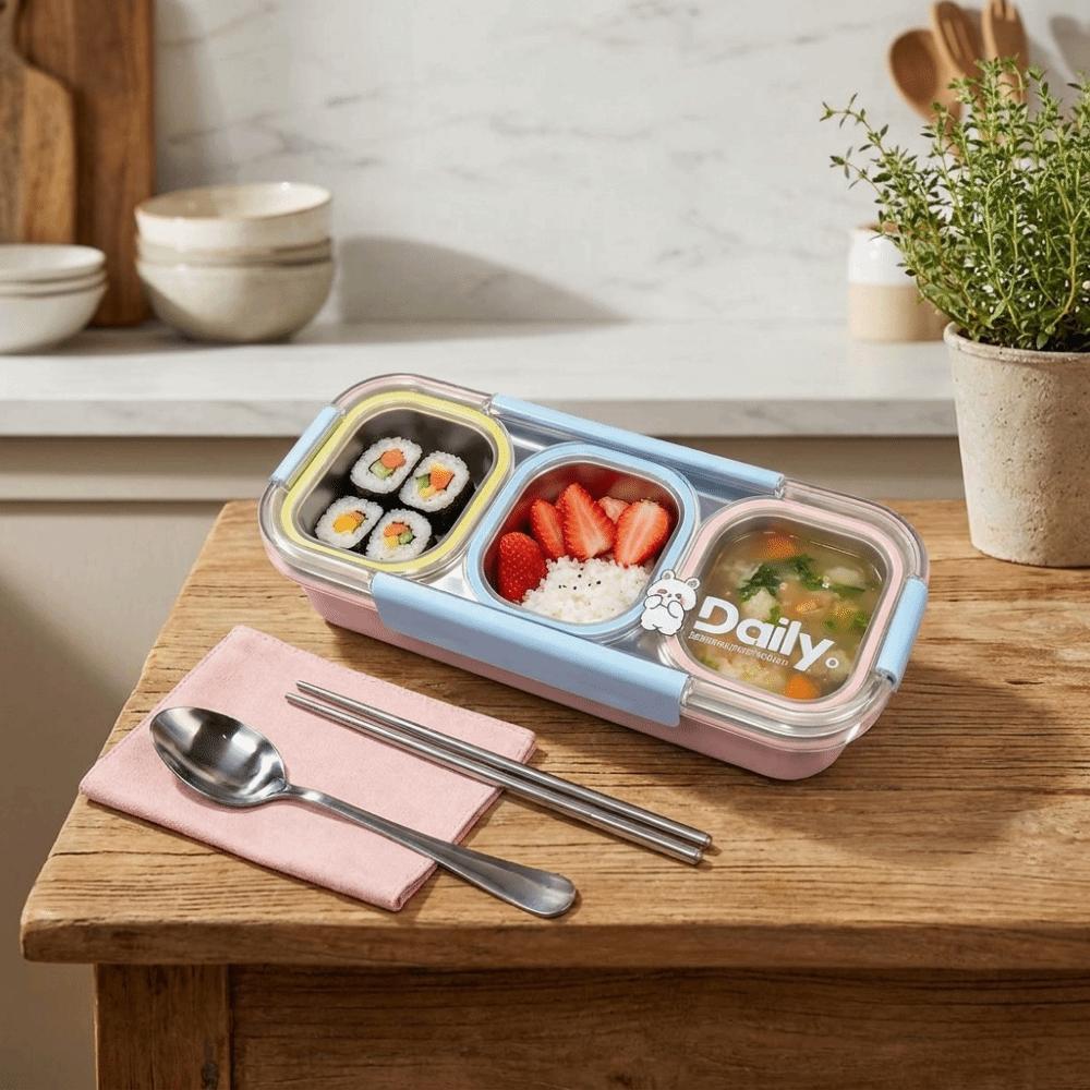 BPA Free Insulation Lunch Box Microwaveable Thermal Insulation Lunch Box  School Students