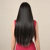 Czarne Różowe Pasemka Peruki dla Kobiet Długa Prosta Syntetyczna Peruka z Włosów Różowa Kolorowa Cosplay Włókno Sztuczne Włosy na Imprezę Lolita Użytek