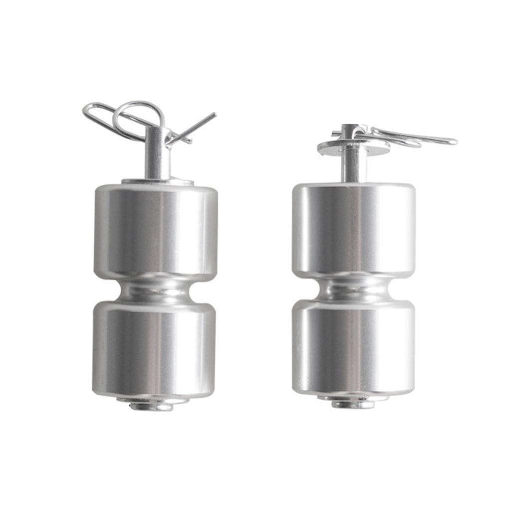 Trailer Tailgate Rollers Kits Aluminum Rollers Pins Washers Rings Replacement Smooth & Quiet Operation Easy Lift Gate