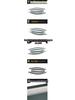 3D Stainless Steel Rain Guards & Sun Visor Trim for 11-17 Passat