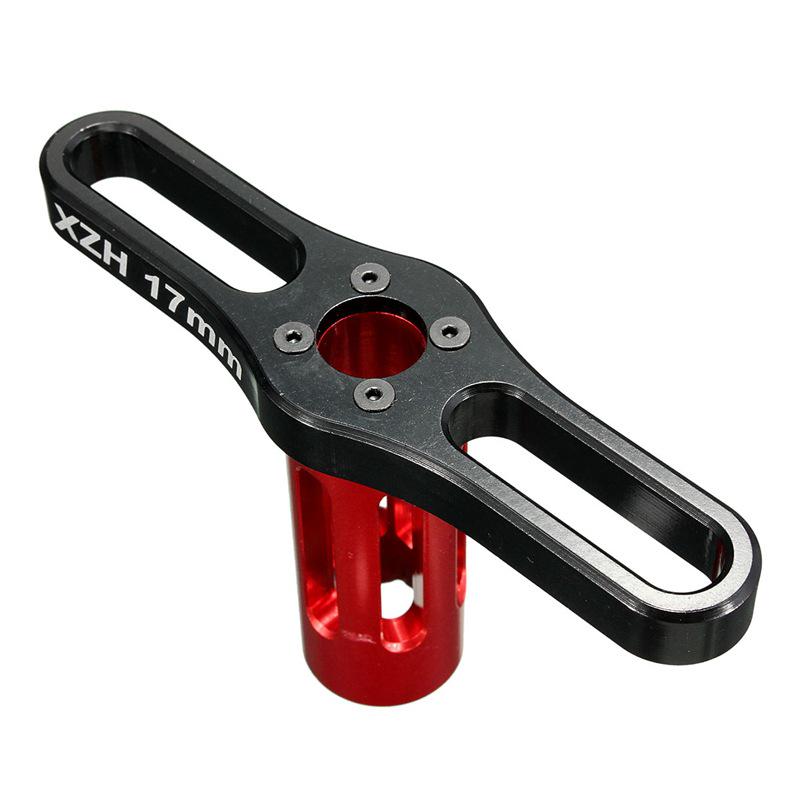 17mm Red Hex Socket Tire Combiner for Model Cars