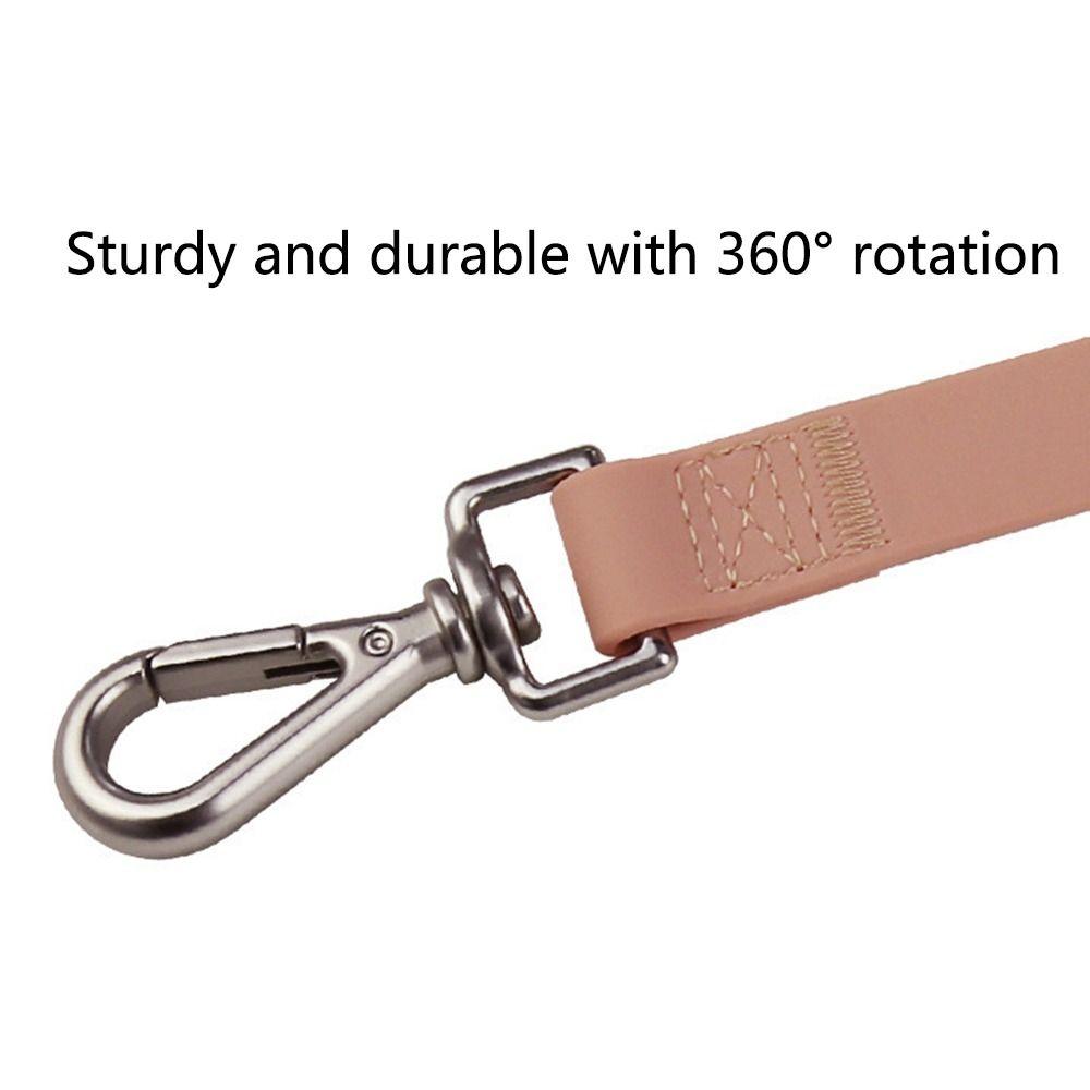 Adjustable PVC Pet Collars Combo Waterproof Soft Dog Leashes  Small/ Medium/ Large Dogs