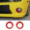 Front Fog Light Lamp Frame Trim Cover Bezels For Chevrolet Camaro 2010-2013 Red