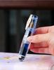 MAJOHN Mo Jiang Q3 Penna Stilografica Colorata Trasparente con Pennino Lrgo Placcato Oro - Design Carino Unisex Panciotto