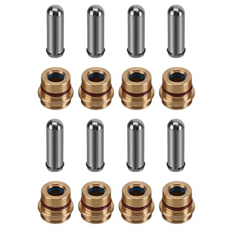 8 Pcs Pilot Valve Pusher 198-1076 1981076 for Caterpillar CAT Excavator 216B3 226B 236B 242B 247B 252B 268B 287B