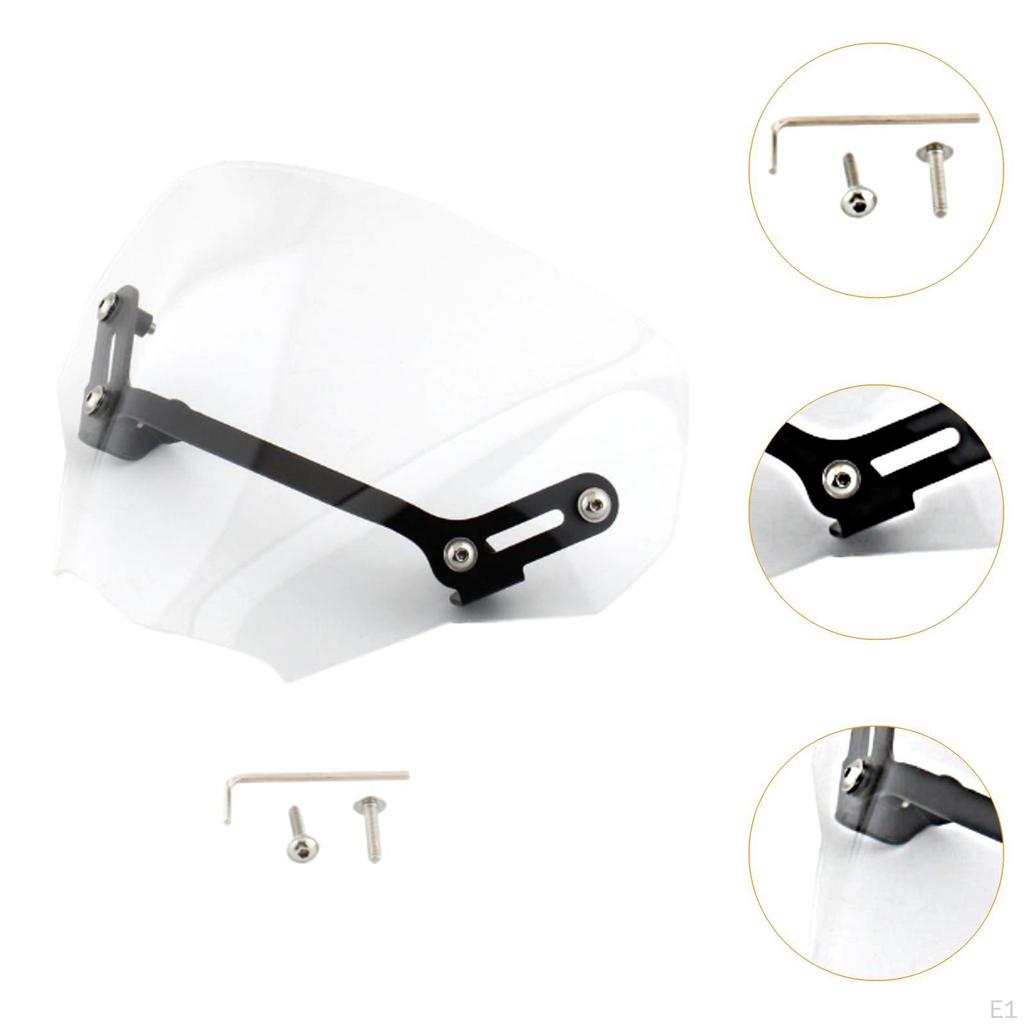Front Windshield Visor Motorbike Accessory Easy to Install Multipurpose Fashion Utility Decor