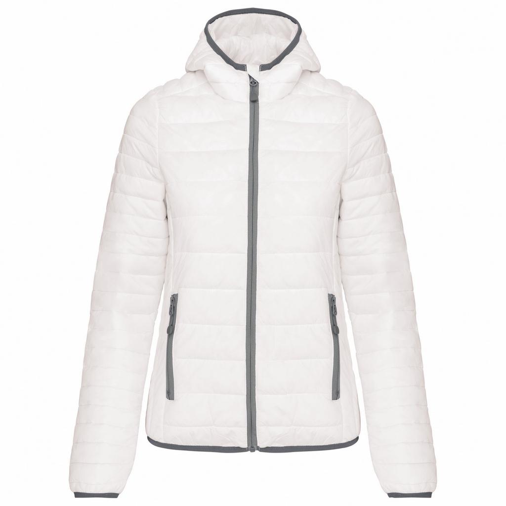 Kariban Womens/Ladies Lightweight Hooded Padded Jacket