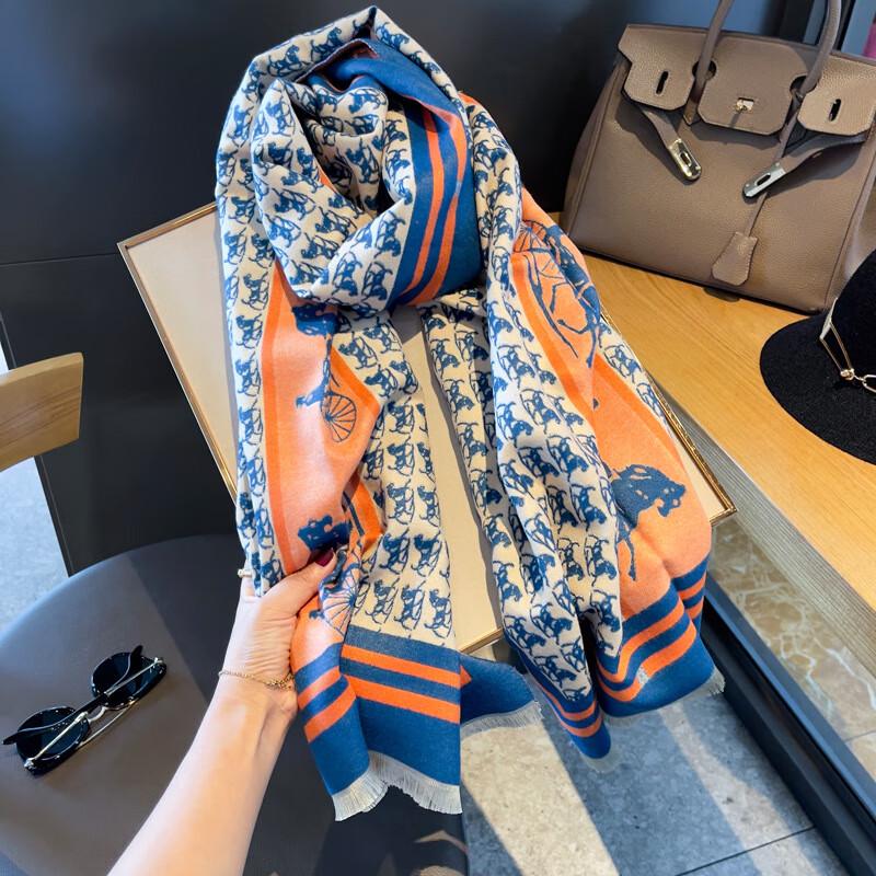 

Women s Korean Style H-Letter Winter Scarf & Shawl