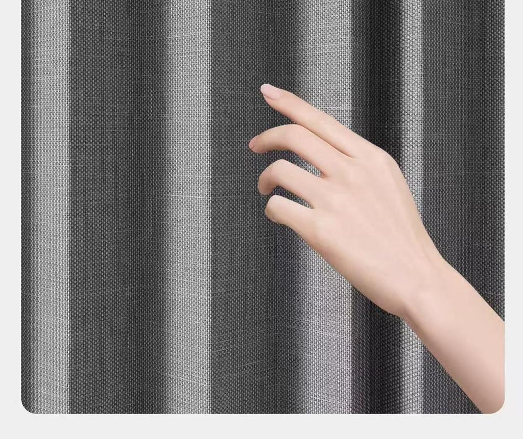 Foldable No-Drill Shower Curtain and Blackout Partition