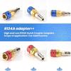 R134A Refrigerants Quick Coupling Adapters High and Low Pressure Coupler Converter Set for Car and Household Appliances
