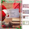 Decoration Sleigh Flying Riding License Christmas Card Christmas Gift Santa Claus Driving License