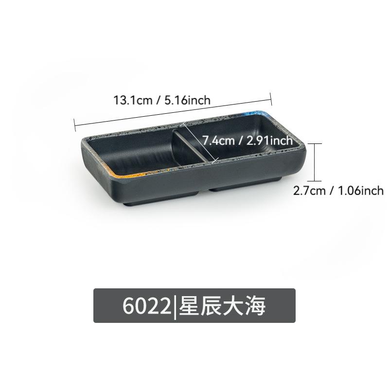 Pretty Melamine Sauce Dishes Japanese Restaurant Dipping Soy Container Seasoning Plate Kimchi Bowl Frosted Tableware for Kitchen