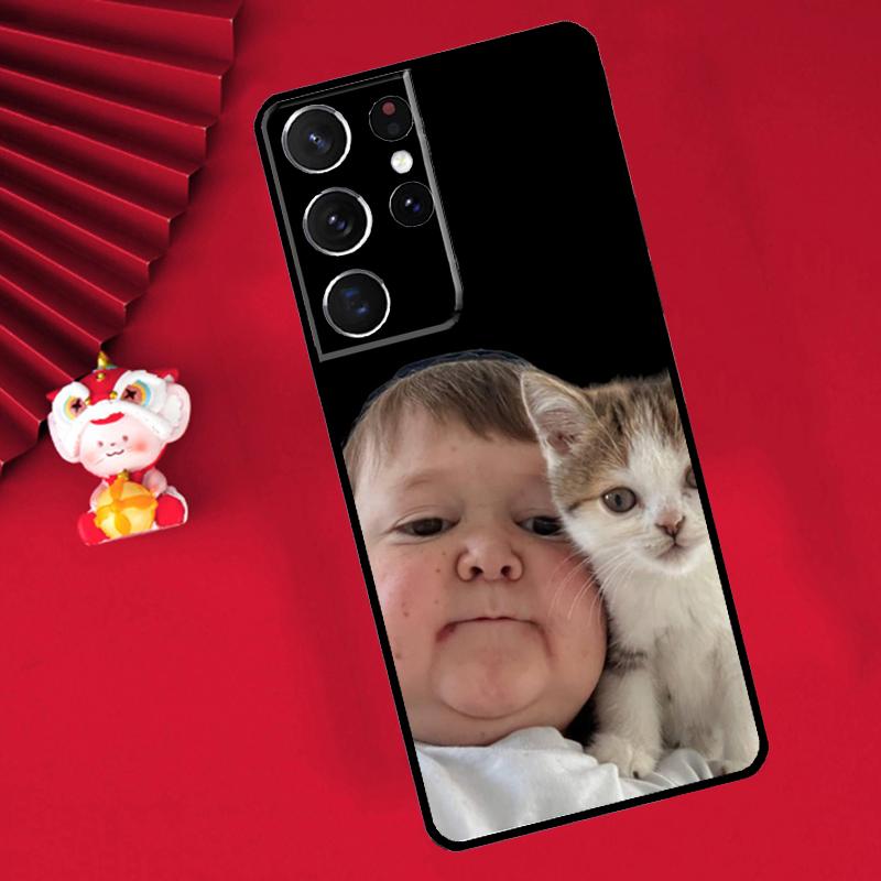 Funny Hasbulla Case For Samsung Galaxy S26 S25 S24 Ultra S21 S20 S22 S23 Ultra S10 Plus S25 FE Cover Funda