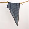Retro Cotton and Linen Feel Triangular Silk Scarf Women's Four-season Versatile Neck Protection Scarf Headscarf Commuting Accessories Scarf