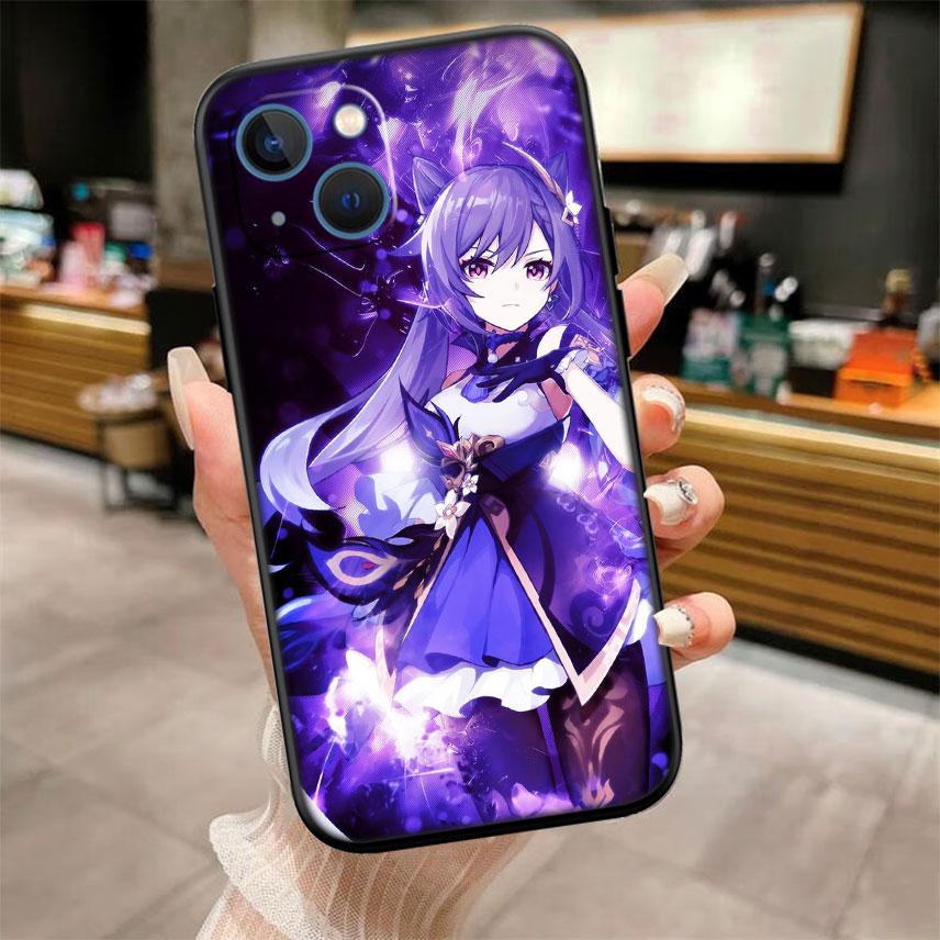 IK34 Genshin Impact Girl Phone Case for Samsung Galaxy S20 S21 S22 Ultra FE + Plus A21S A22 A24 A25 A26 A30 A30S A31