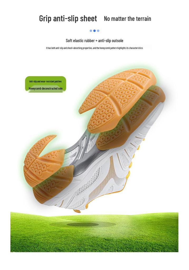 Unisex Breathable Professional Badminton & Table Tennis Shoes - New Model for Training & Student Use