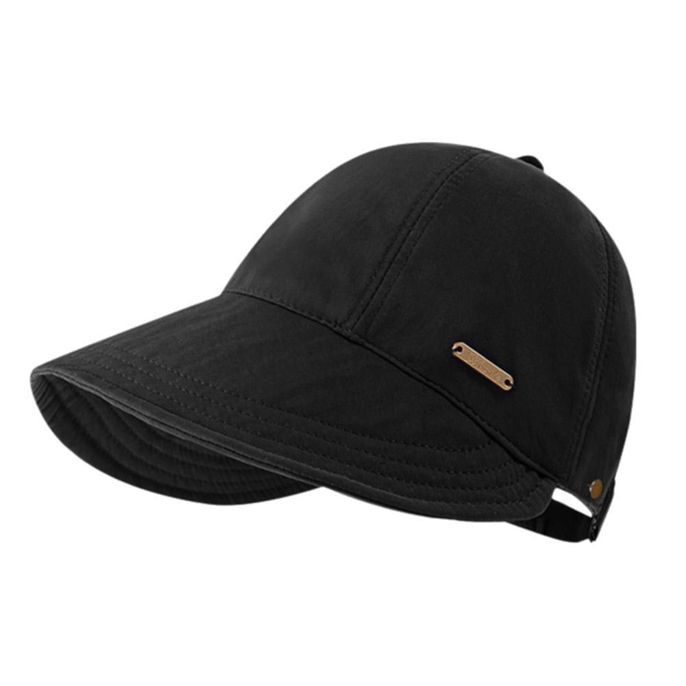 Summer Ladies Wide Brim Fisherman Hat UV Protection Baseball Cap Wide Brim Adjustable Fisherman Cap for Outdoor Sports