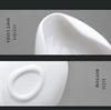 Ling Yi White Porcelain Gongfu Tea Set: Tea Spoon, Tea Measure, Portioning Tray, and Accessories.