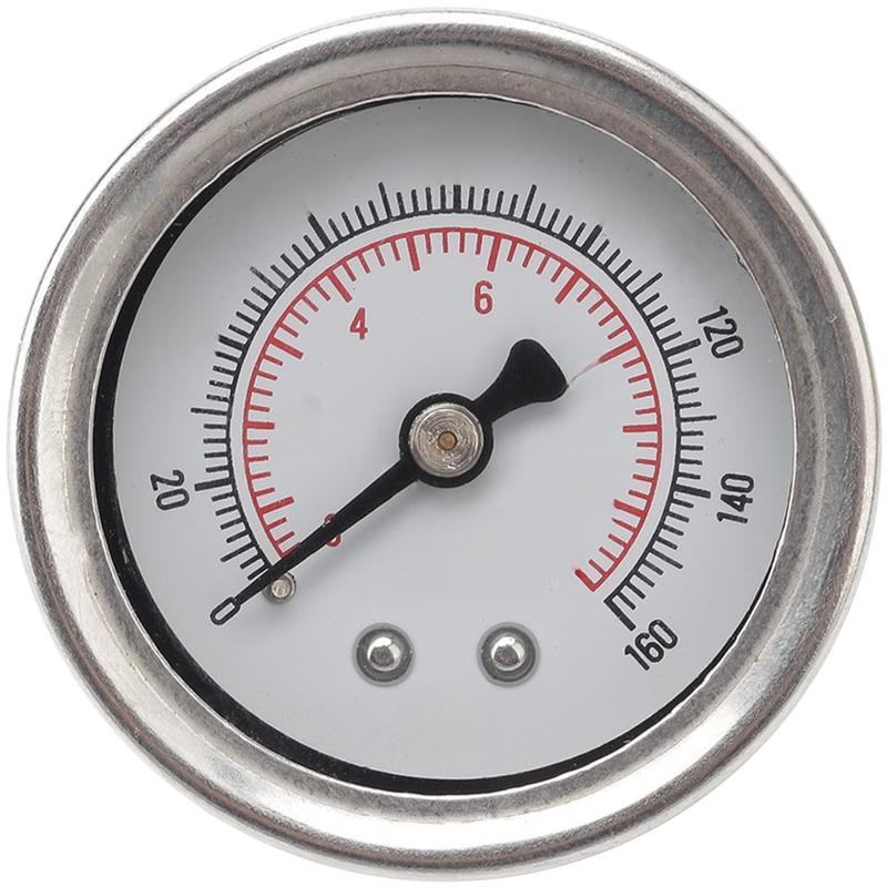 Fuel System Diagnostics Fuel Pressure Gauge Adapter Kit Fuel Inject Control 0-160 Psi Range Metal Construction